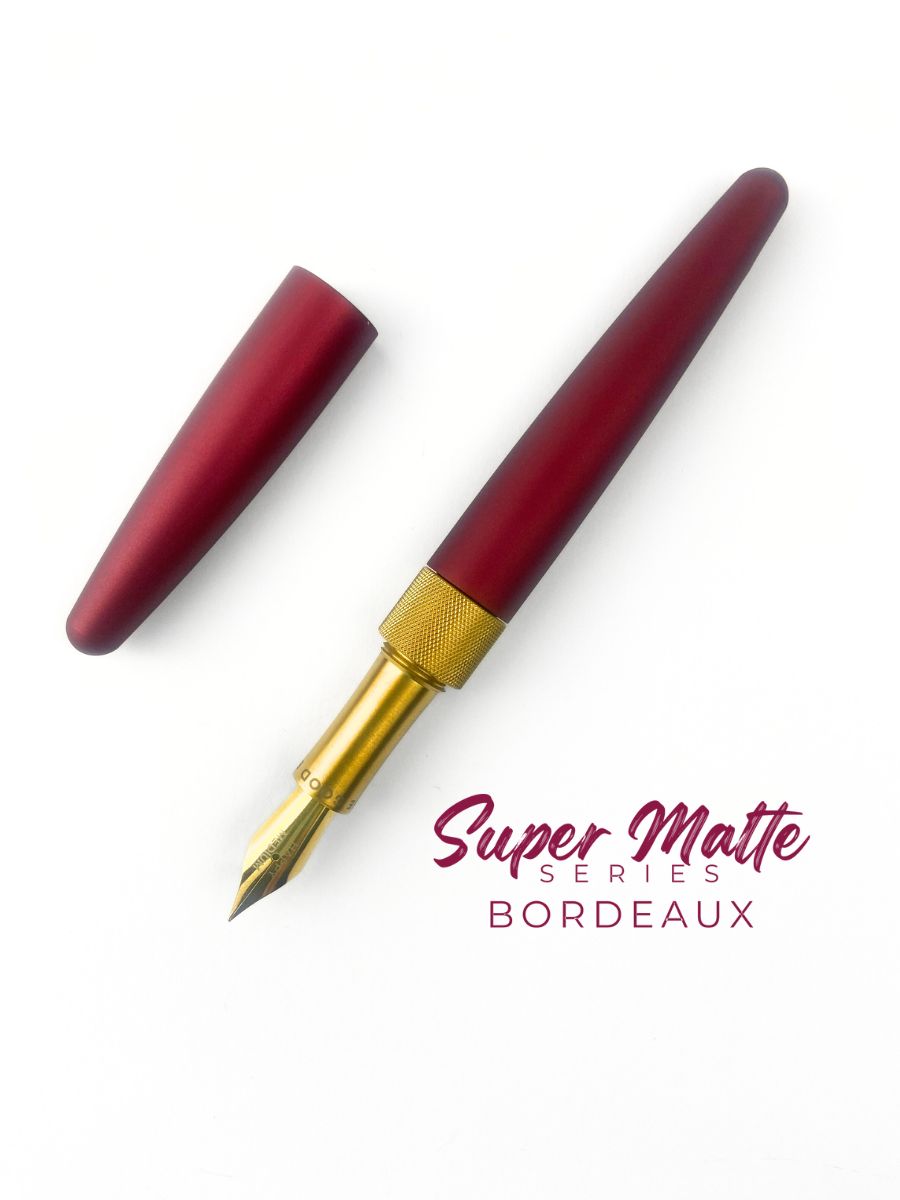 R615 Fountain Pen - Super Matte Series - Bordeaux