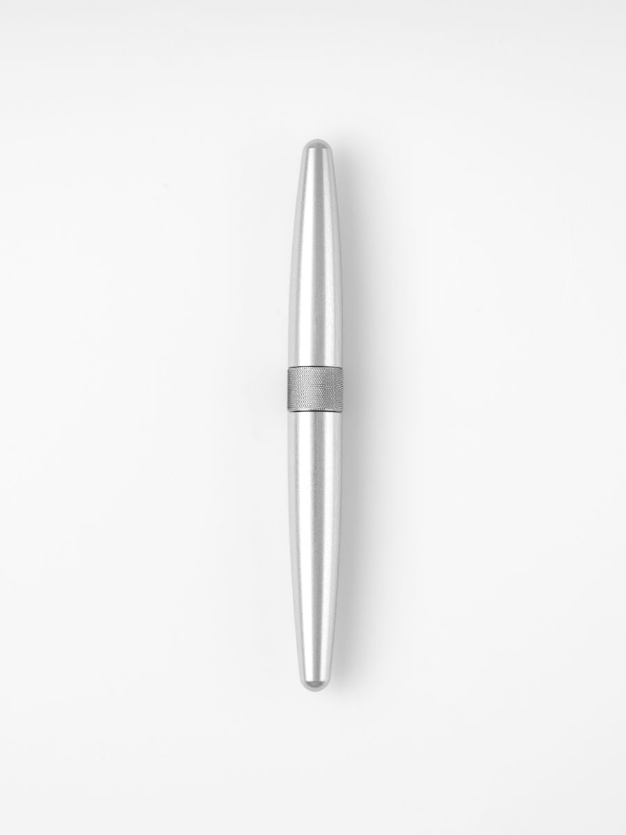 R615 Fountain Pen - Custom Silver and Steel