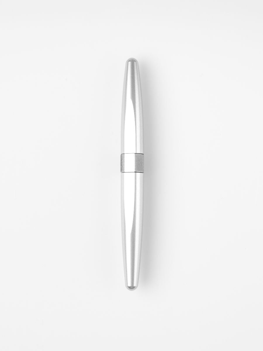 R615 Fountain Pen - Custom Silver and Steel