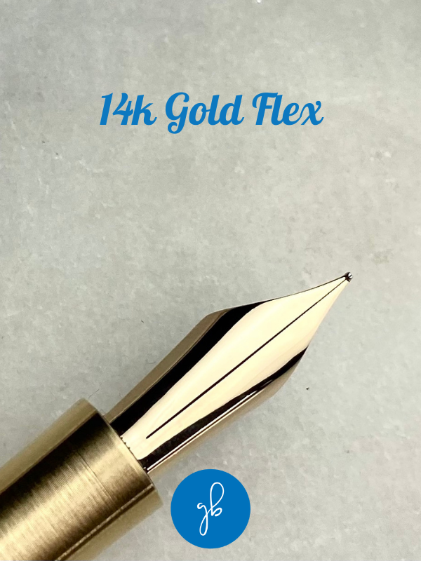 14k Gold Flex Nib Unit