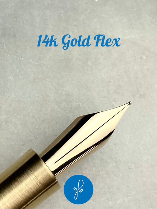 14k Gold Flex Nib Unit